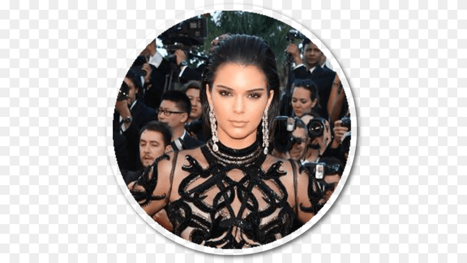 Tv Personality Kendall Jenner Girl, Black Hair, Photography, Person, Hair Png