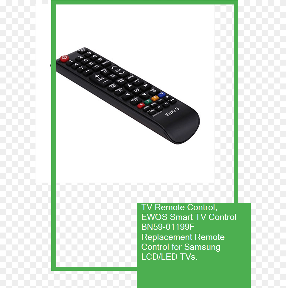 Tv Remote Control Ewos Smart Tv Control Electronics, Remote Control, Computer Hardware, Hardware Png