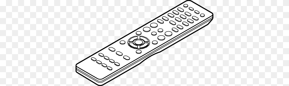 Tv Remote Drawing Drawing Of A Remote Control, Electronics, Remote Control, Blade, Razor Free Png