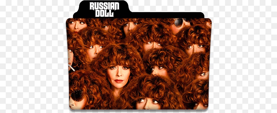 Tv Series Folder Icon Russian Doll Netflix, Portrait, Art, Collage, Face Free Png