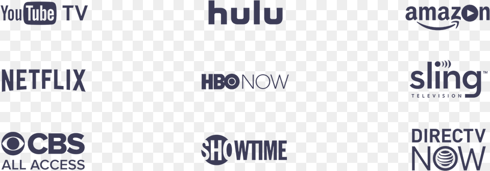 Tv Streaming Services Logos, Text Free Transparent Png