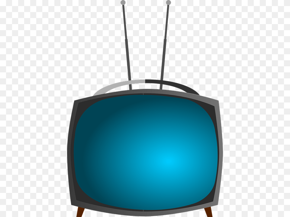 Tv Television Set Antenna Vintage Video Screen Blue Retro Tv, Computer Hardware, Electronics, Hardware, Monitor Png