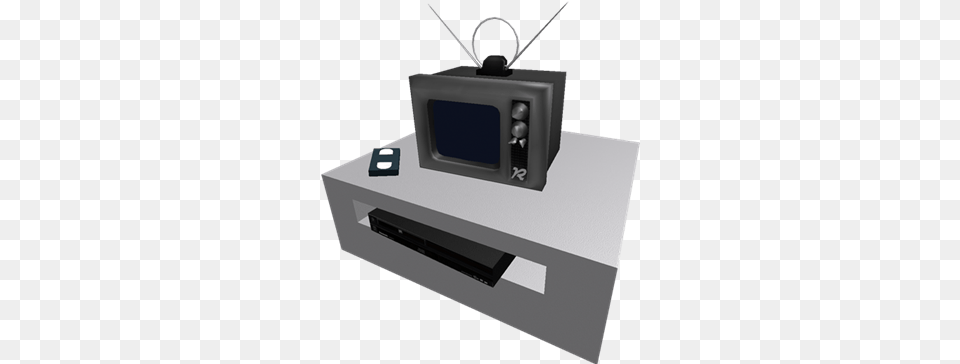 Tv With Vhs And Vcr Roblox Lcd Display, Computer Hardware, Electronics, Hardware, Monitor Free Png
