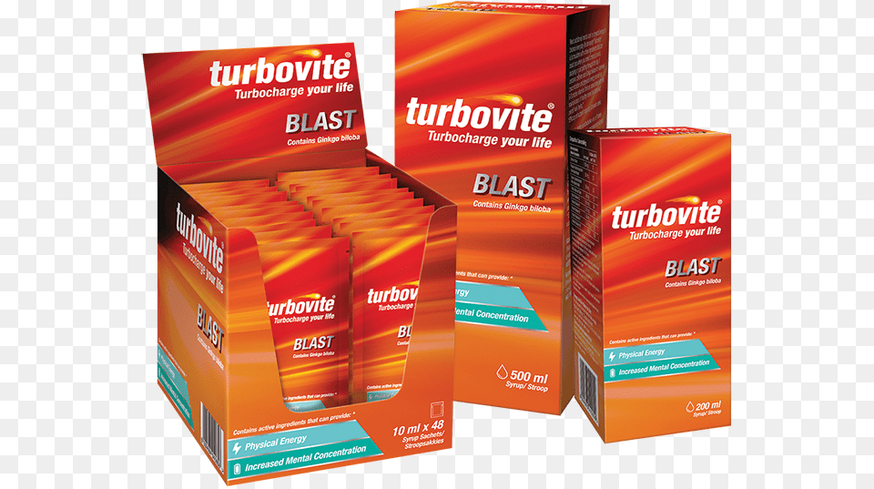 Tvblast Liquids Turbovite Body And Mind Energy Booster 30 Capsules, Box, Advertisement, Poster, Cardboard Free Transparent Png