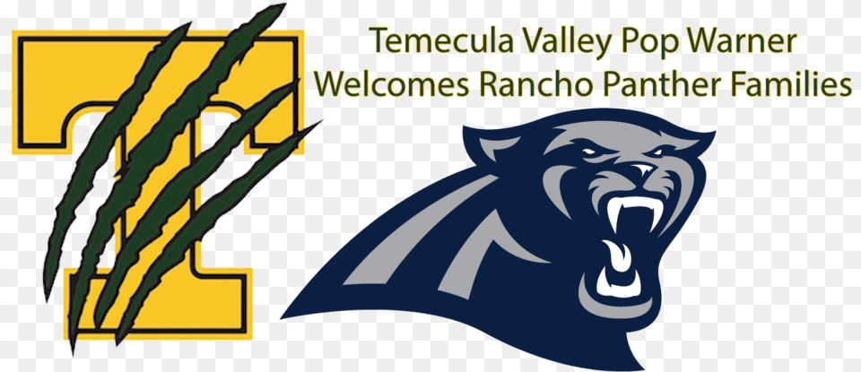 Tvpw Welcomes Rancho Panther Players And Families Temecula Carolina Panthers Head Outline, Logo, Baby, Person Free Png Download