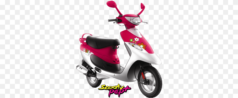 Tvs Scooty Pep Plus, Scooter, Transportation, Vehicle, Moped Free Png Download