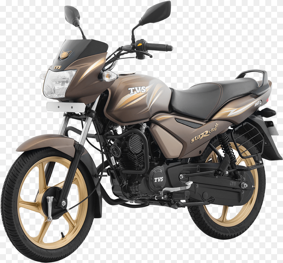 Tvs Star City Plus Tvs Star City Plus Colours, Machine, Spoke, Motorcycle, Transportation Free Transparent Png