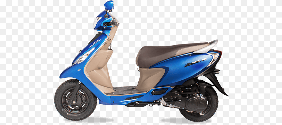 Tvs Zest Matte Blue, Motorcycle, Transportation, Vehicle, Scooter Png Image