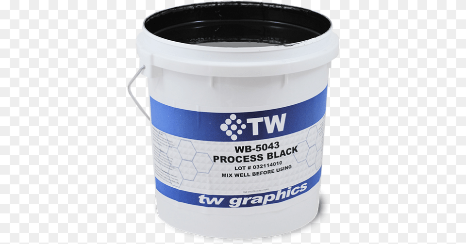 Tw 5043 Gloss Halftone Black Water Based Poster Ink Plastic, Paint Container, Bucket, Cup, Disposable Cup Png