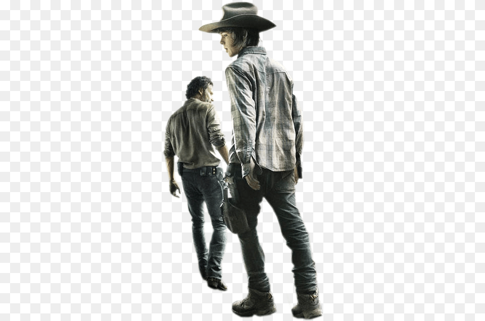 Twd Image Rick Grimes, Sun Hat, Clothing, Hat, Pants Free Png Download