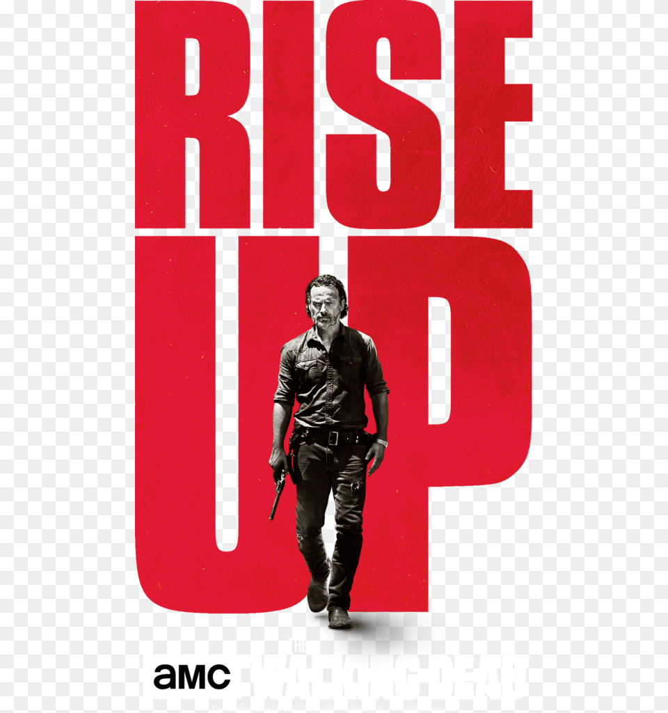 Twd Rise Up Poster, Advertisement, Adult, Person, Man Free Png