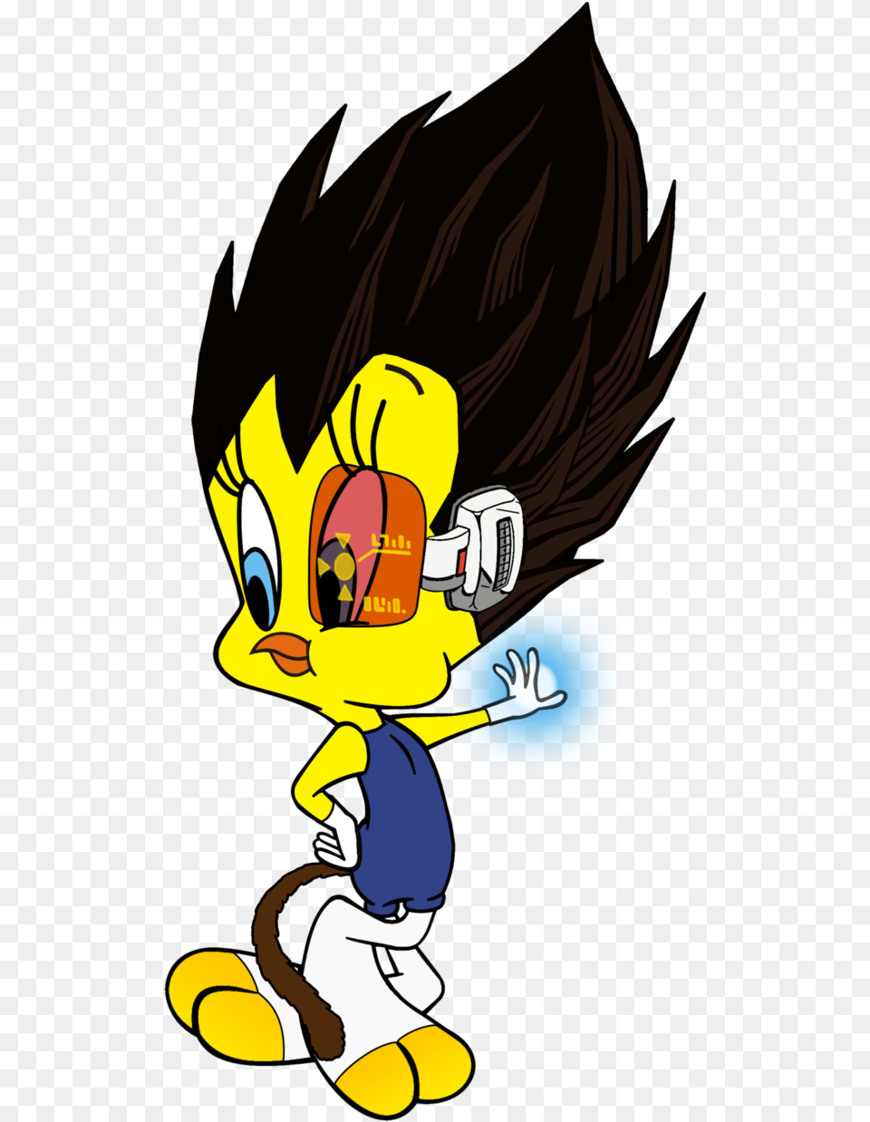 Tweegeta By Mcgrass Super Saiyan Tweety Bird, Baby, Cartoon, Person, Book Png