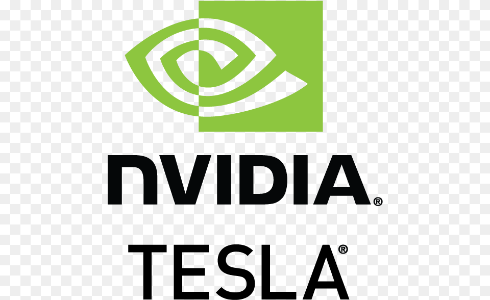 Tweet Nvidia Tesla Logo, Green Free Png