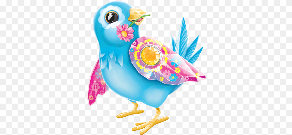 Tweet Petals Bird, Animal, Beak, Jay Free Png