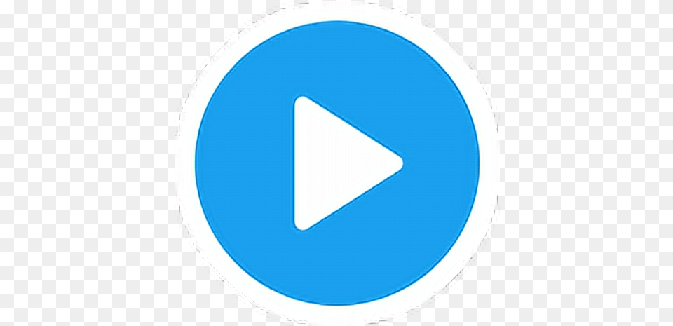 Tweeter Rec Video Sticker By Nguetu0027ti Watch Video Blue Icon, Sign, Symbol, Road Sign Png
