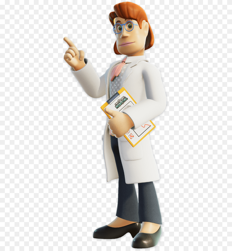 Tweets By Twopoint Studios Two Point Hospital Doctor, Figurine, Baby, Person, Face Png