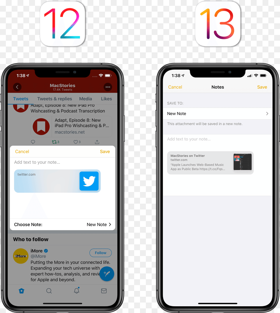 Tweets Properly Expand As Rich Links In Ios 13 S Notes Ios 13 Shortcuts App, Electronics, Phone, Mobile Phone, Text Free Transparent Png