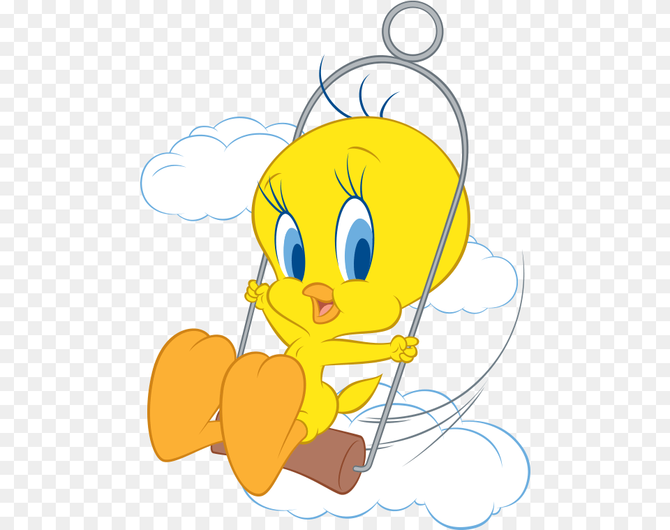 Tweety Bird On Swing Tweety Bird On Swing, Cupid Png Image