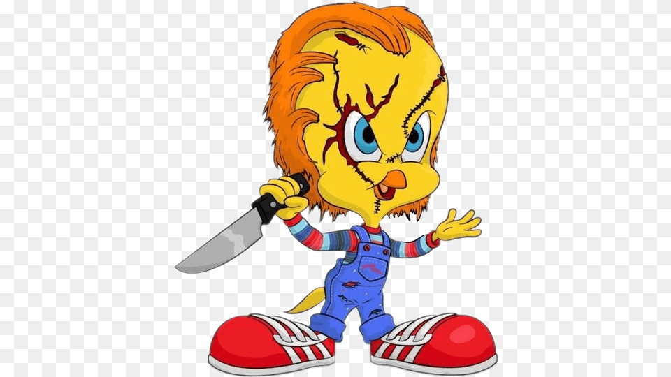 Tweety Chucky Horror, Book, Comics, Publication, Animal Png Image