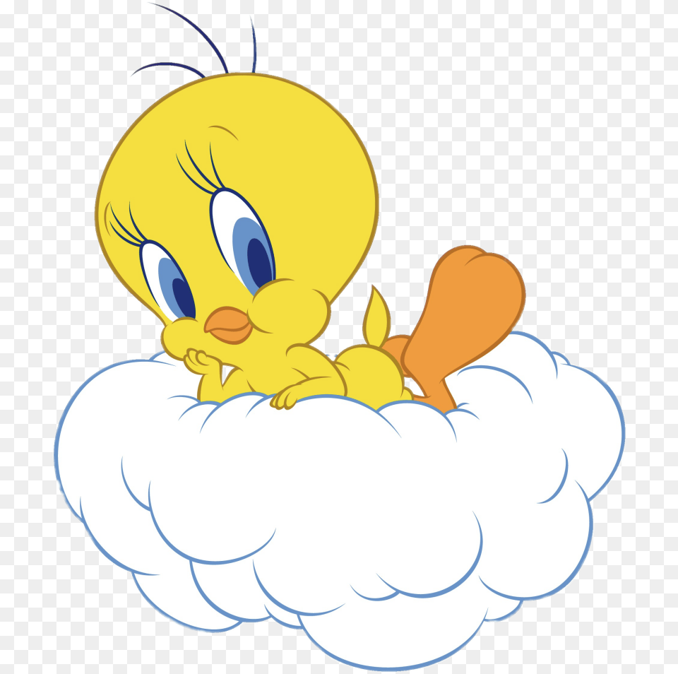 Tweety Pie Cartoon Cloud Transparent Png Image