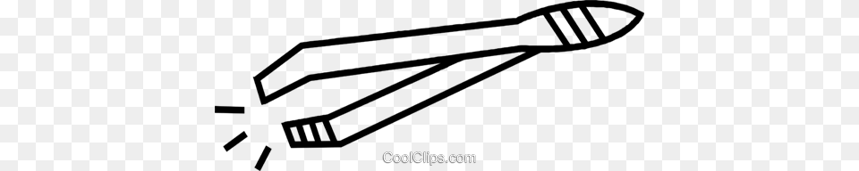 Tweezers Royalty Vector Clip Art Illustration, Brush, Device, Tool, Bow Free Png