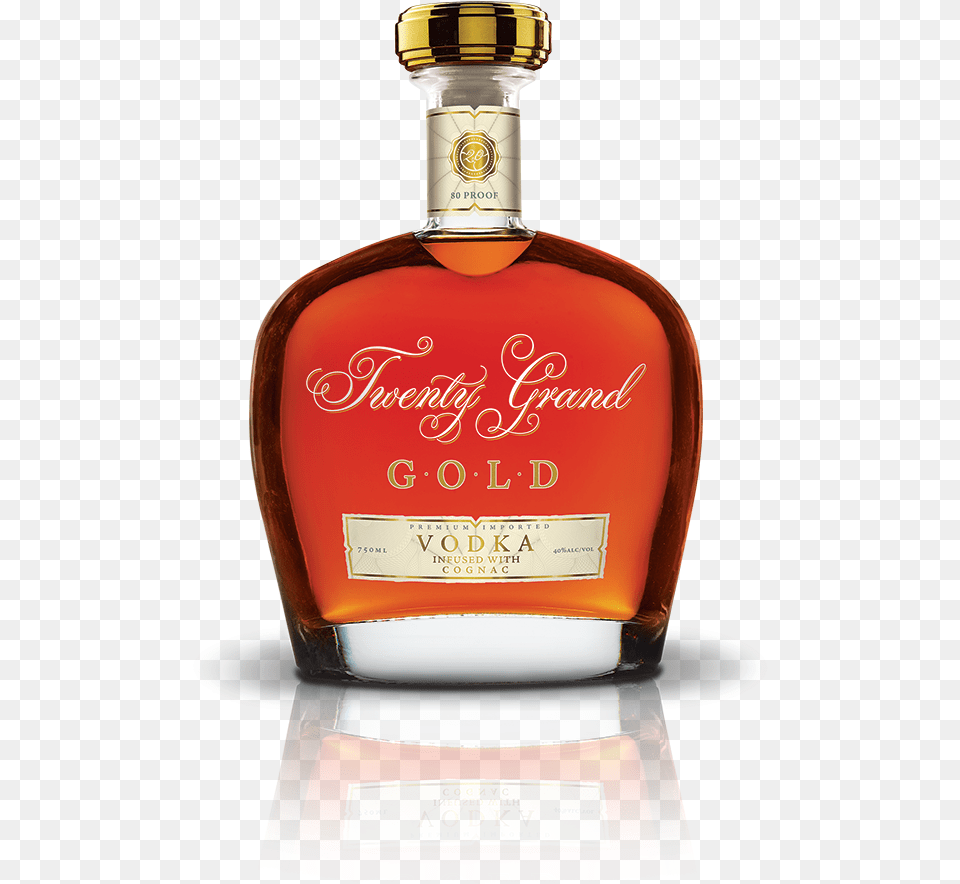 Twenty Grand Gold Vodka Cognac Twenty Grand Maraschino Cherry Vodka, Alcohol, Beverage, Liquor, Whisky Free Png Download