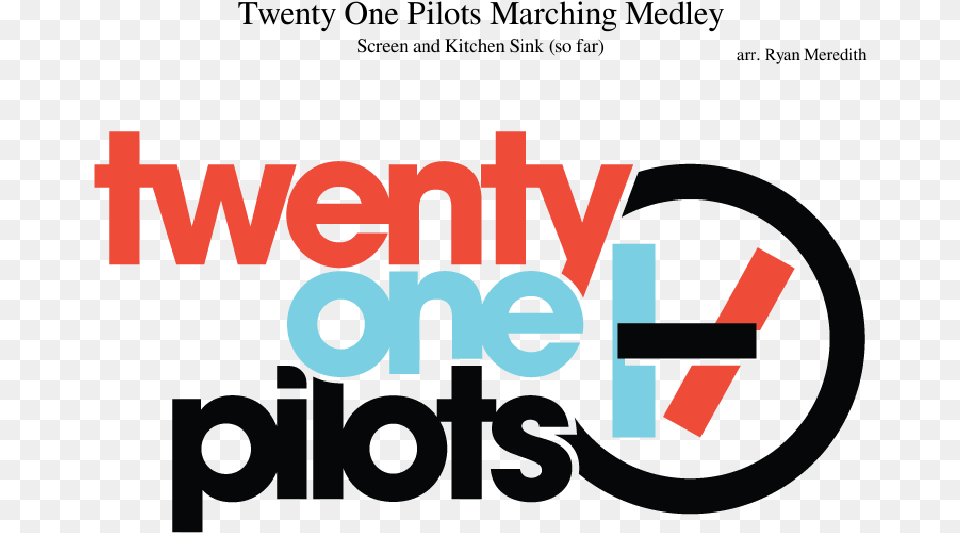 Twenty One Pilots Marching Medley Sheet Music Composed Graphic Design, Logo, Text Free Transparent Png