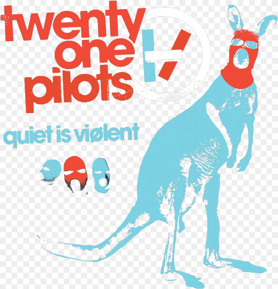 Twenty One Pilots Vessel Logo, Animal, Mammal, Adult, Kangaroo Png Image