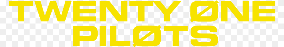 Twenty One Pilots Yellow Logo, Text Png Image