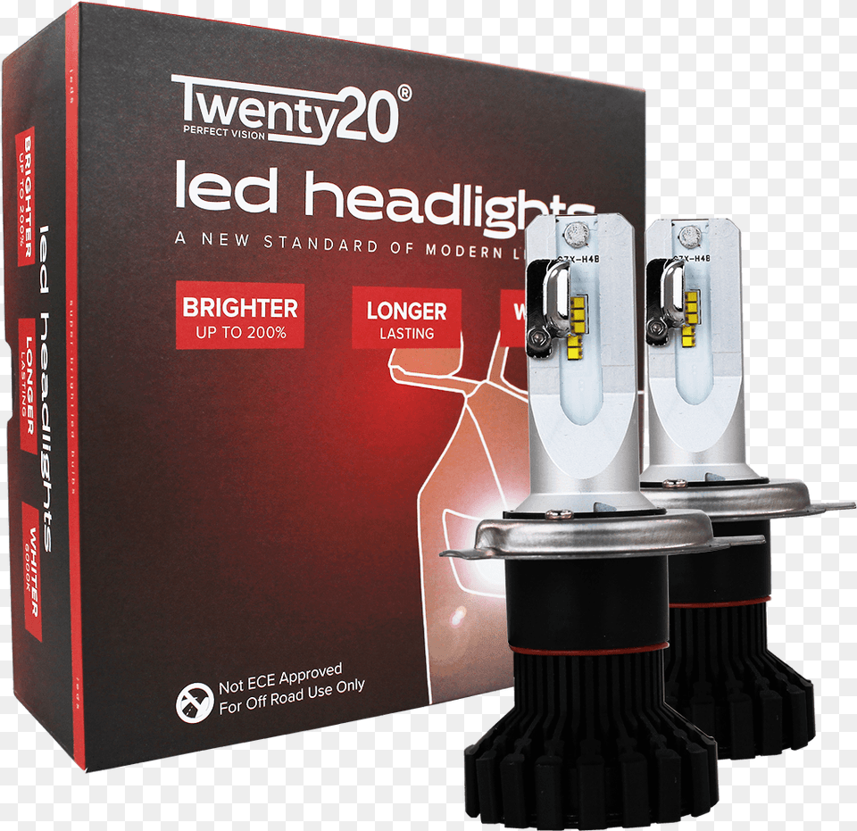 Twenty20 Impact Led 12v 6055w Headlight Bulbs Box, Light, Bottle Free Png Download