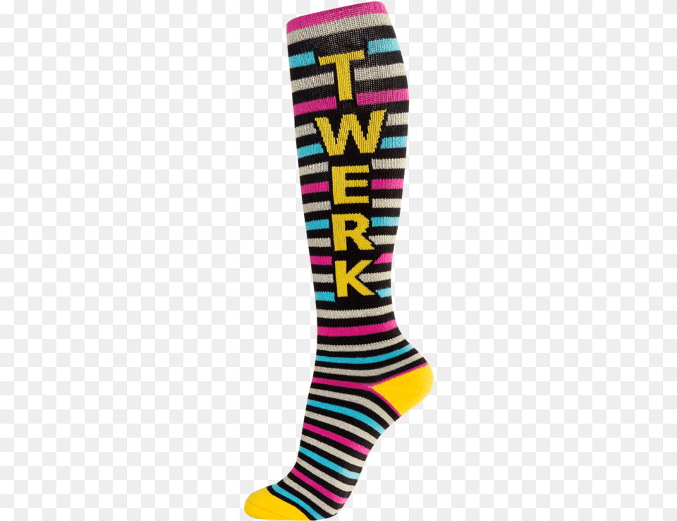 Twerk Knee High Sock, Clothing, Hosiery Free Png