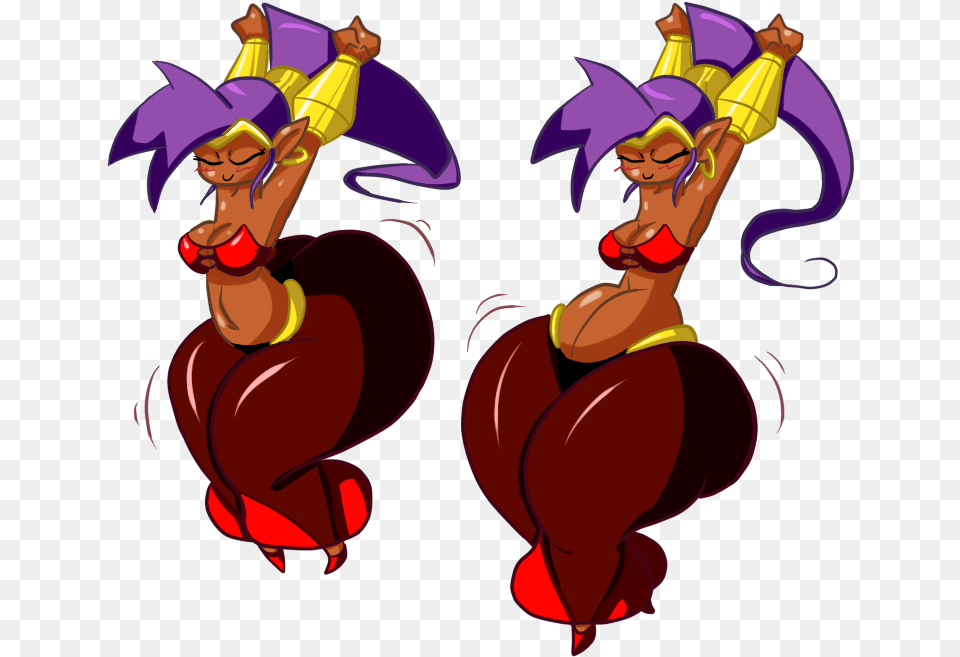 Twerkin Shantae Colored Twerkin Shantae, Book, Comics, Publication, Person Free Transparent Png