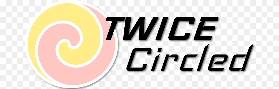 Twice Circled Logo Circle, Spiral, Food, Sweets, Disk Free Png Download