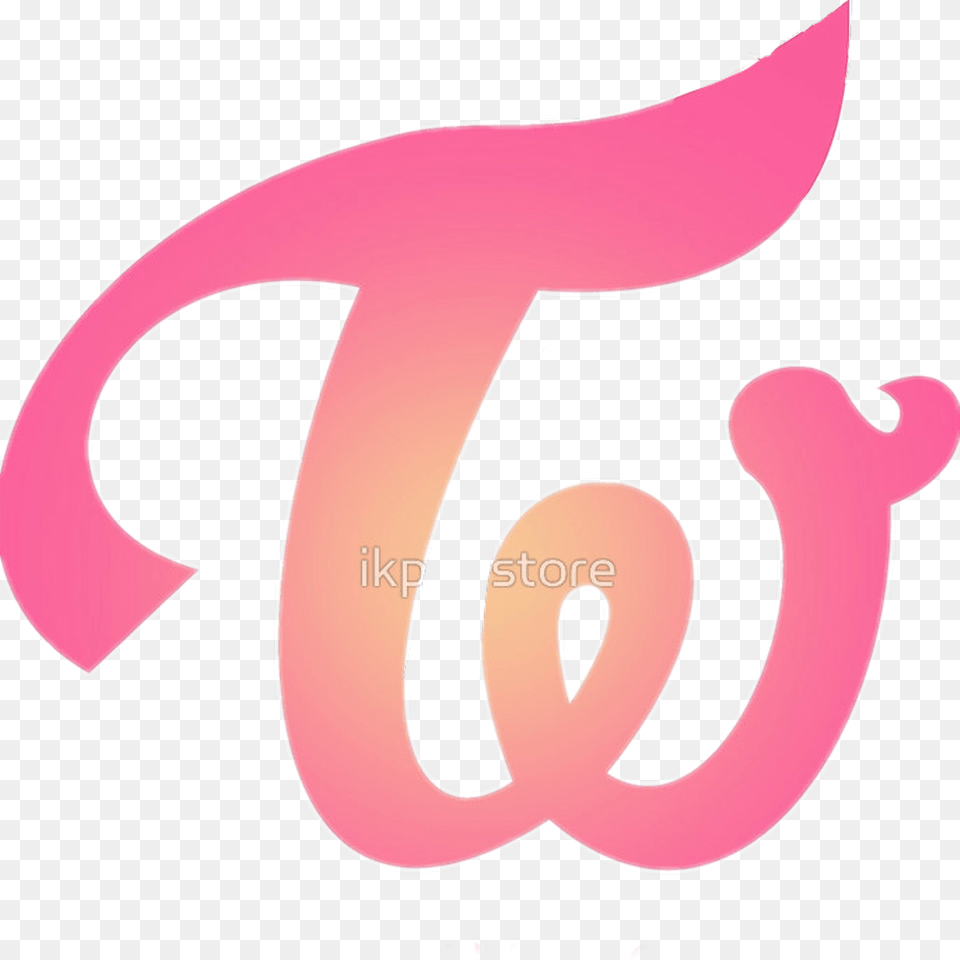 Twice Logotwice Kpop Logo Once Twicejyp Twice Yellow Logo, Number, Symbol, Text, Smoke Pipe Free Png Download