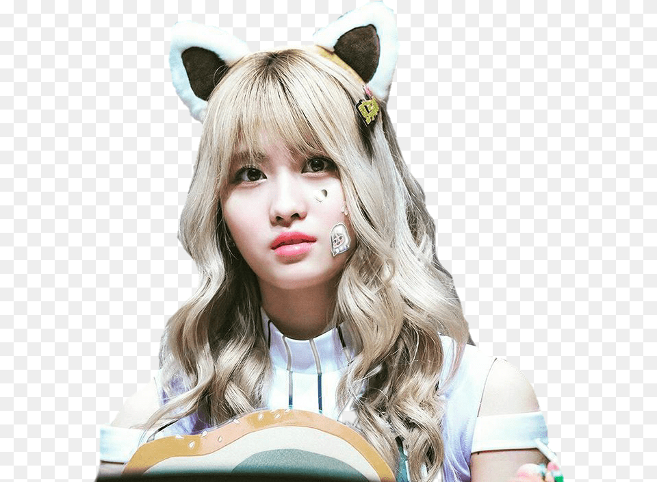 Twice Momo Cute Momo Twice Cute, Blonde, Person, Hair, Girl Png Image