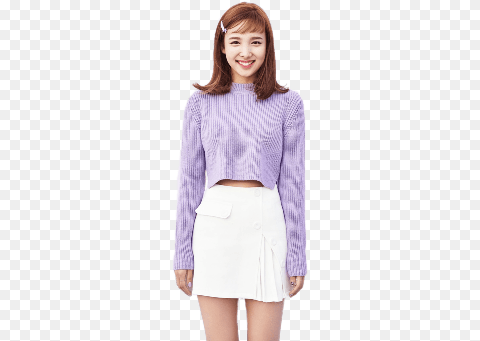 Twice Nayeon Tt Photoshoot Nayeon Twice Tt, Clothing, Sweater, Skirt, Knitwear Free Png Download