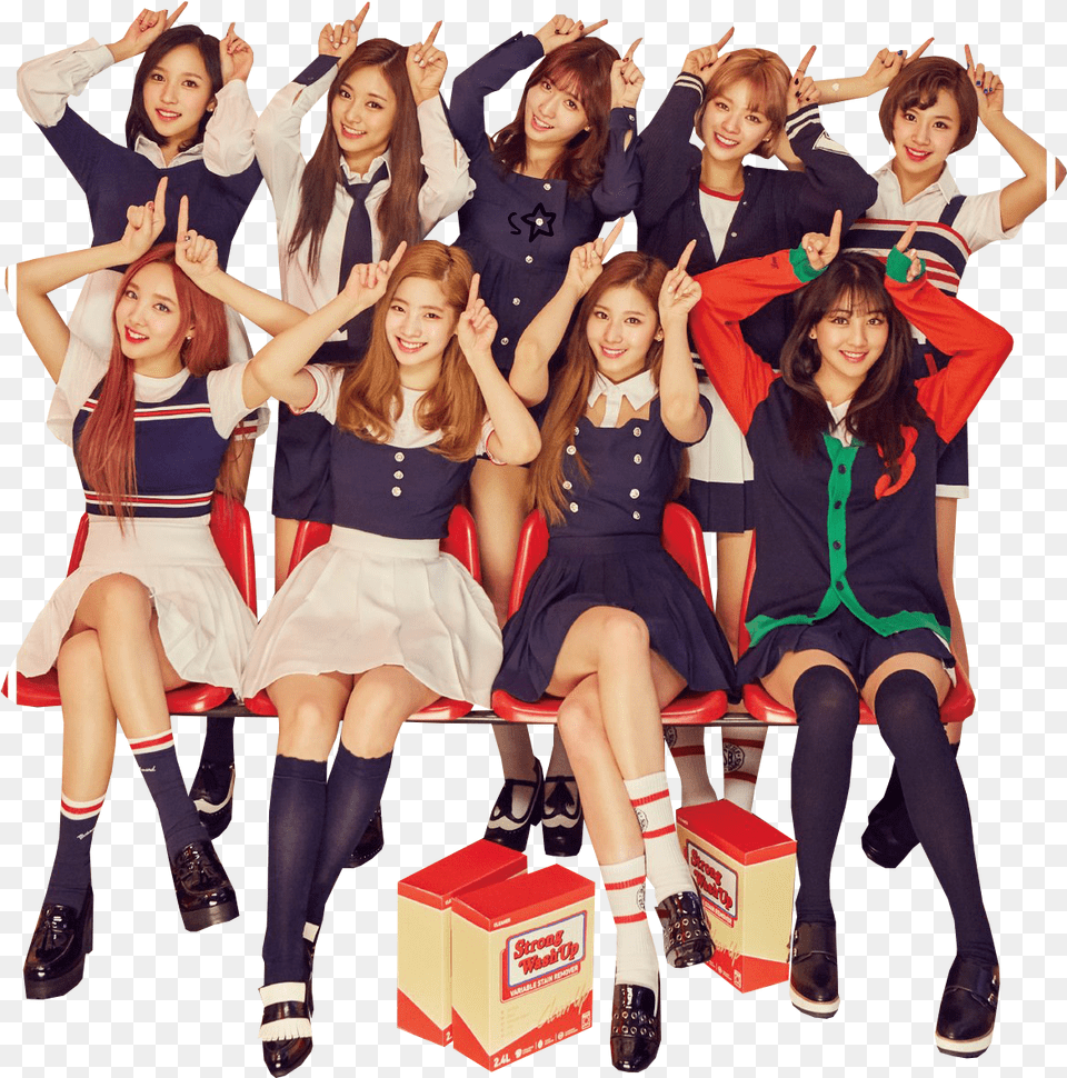Twice Pack Twice Kpop, Clothing, Teen, Female, Skirt Free Transparent Png