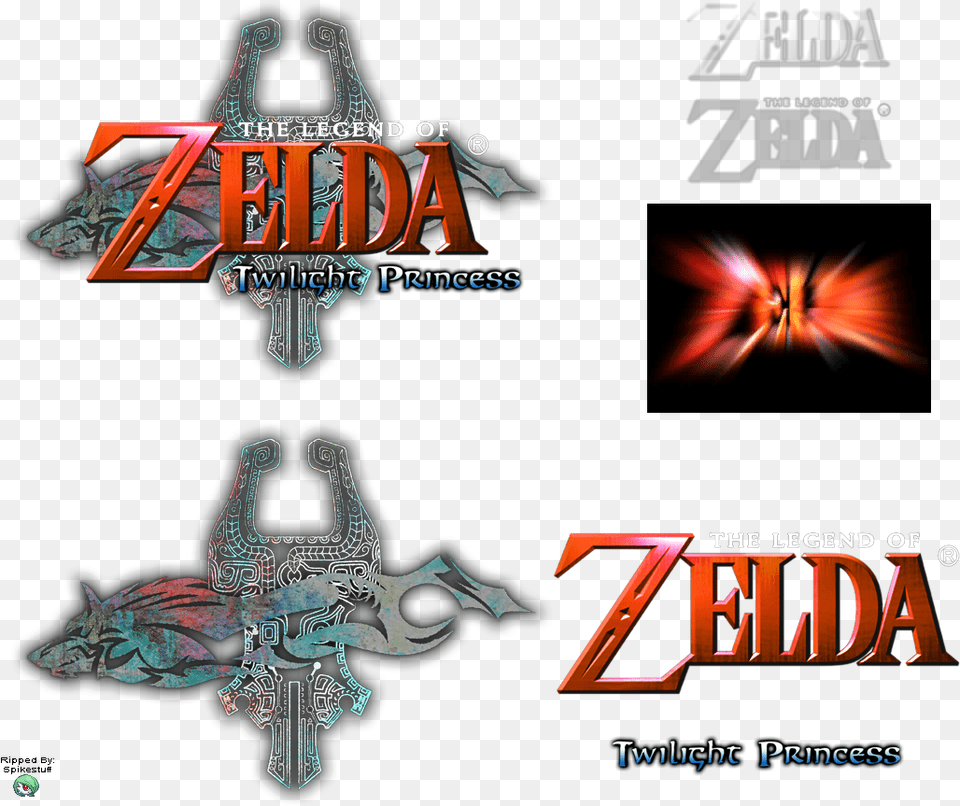 Twilight Princess Logo Legend Of Zelda Twilight Princess Logo, Advertisement, Poster Png Image