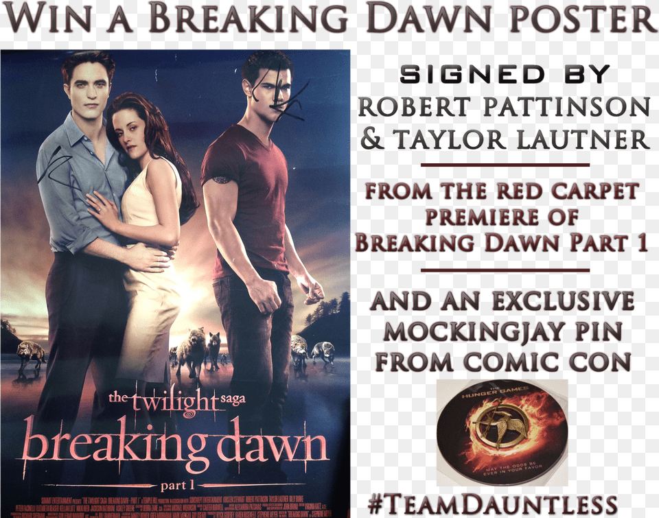 Twilight Saga Breaking Dawn Part, Advertisement, Publication, Book, Poster Png