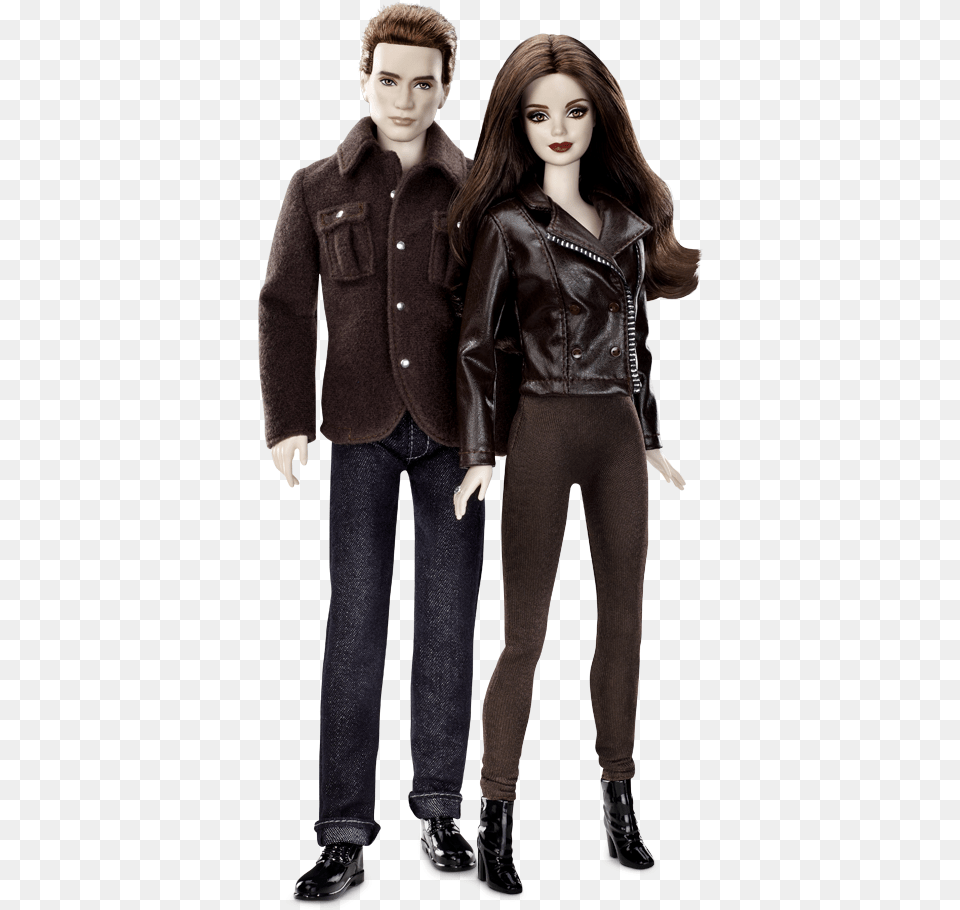 Twilight Saga Dolls, Jacket, Clothing, Coat, Person Free Png