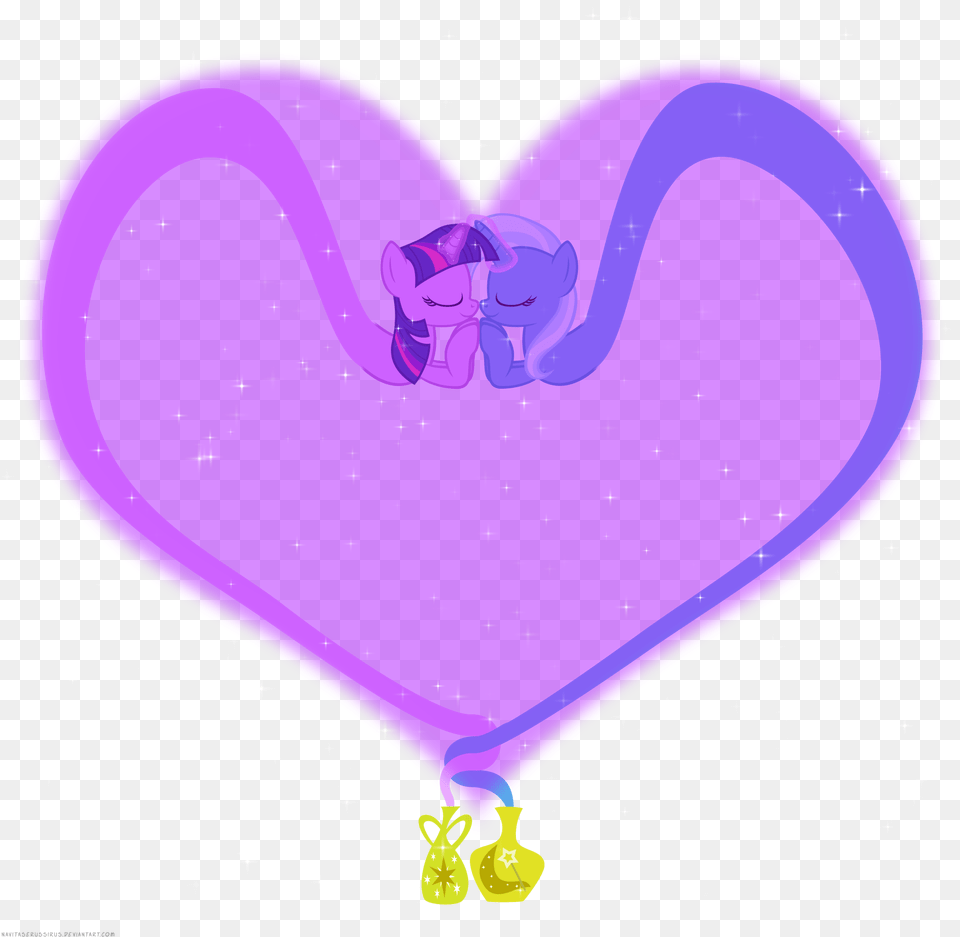 Twilight Sparkle And Trixie Shipping By Artist Svg My Little Pony Twilight Sparkle Trixie, Balloon Png Image