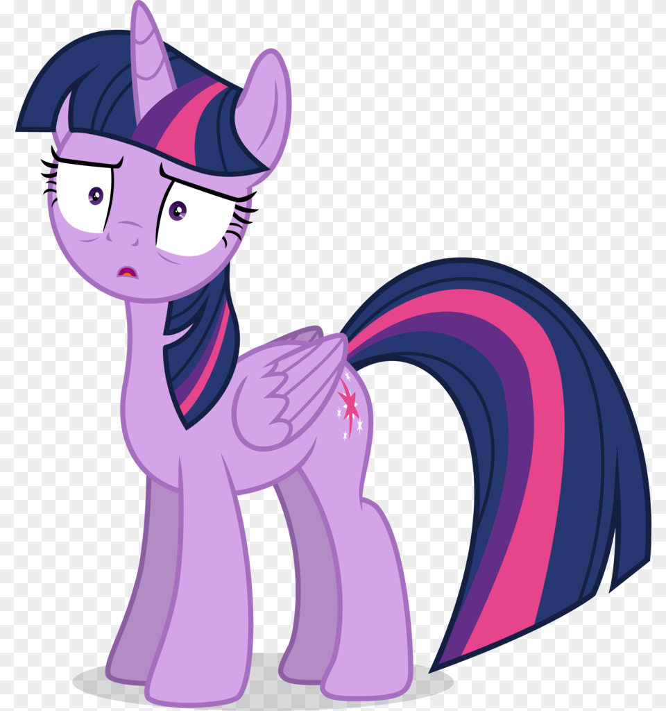 Twilight Sparkle Confused Clip Transparent Twilight Sparkle Looking Down, Book, Comics, Publication, Purple Free Png