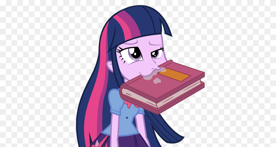Twilight Sparkle Eating Books Team Fortress Sprays, Book, Comics, Publication, Baby Free Png Download