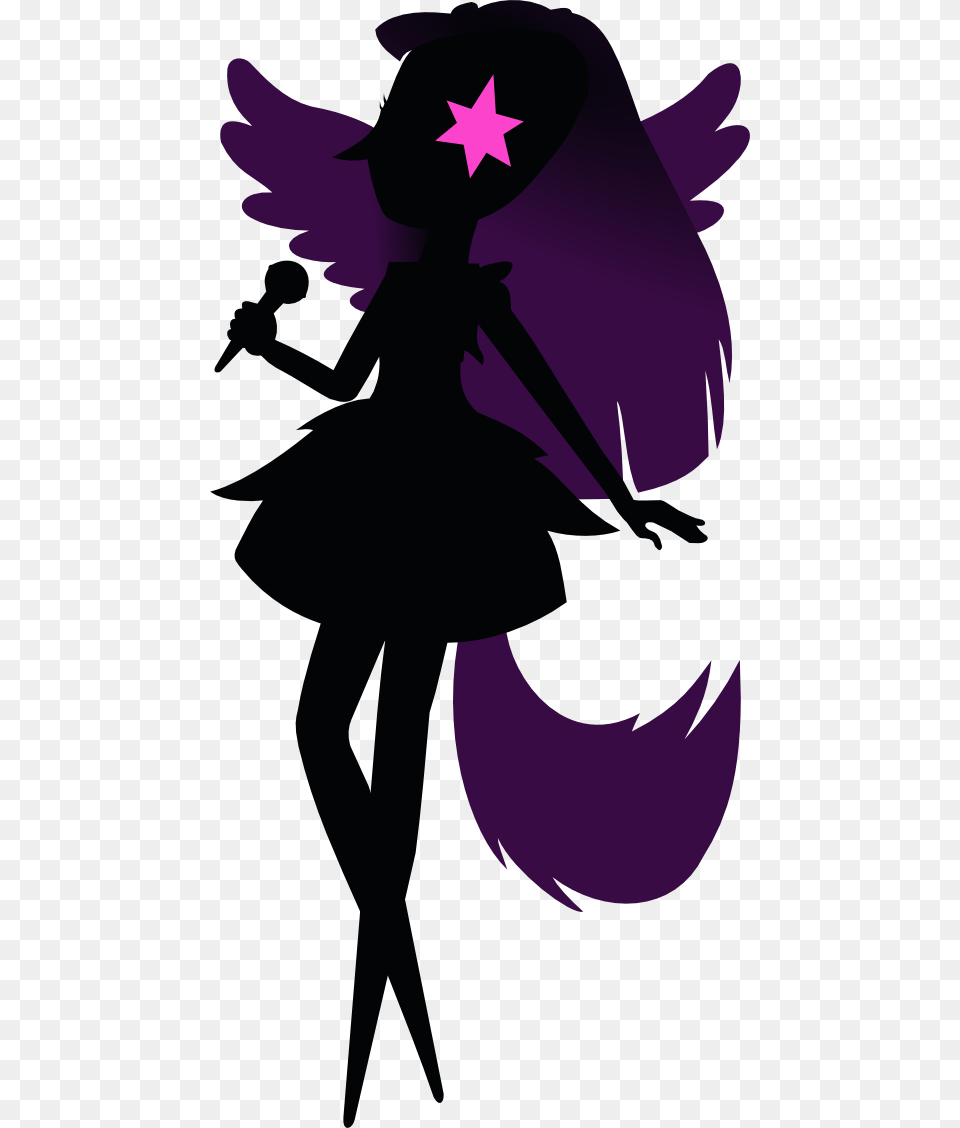 Twilight Sparkle Equestria Girl Silhouette, Adult, Female, Person, Woman Free Transparent Png