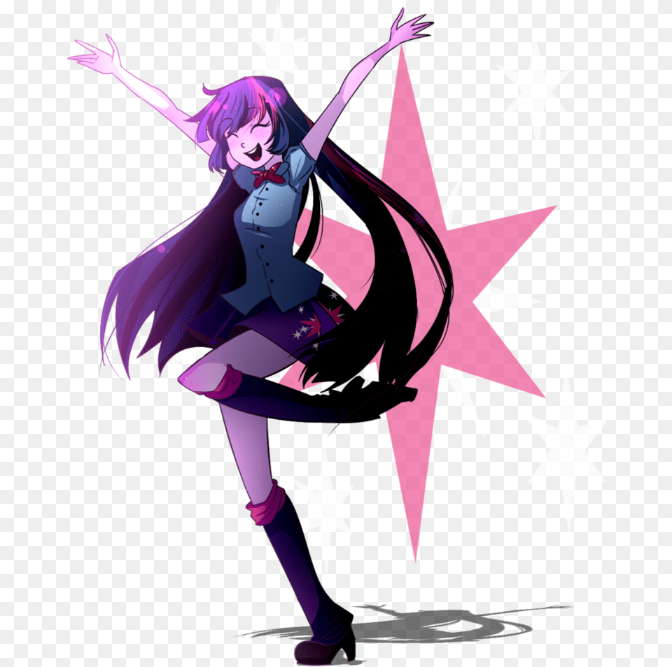 Twilight Sparkle Equestria Girls Fanart, Book, Comics, Publication, Adult Free Png Download