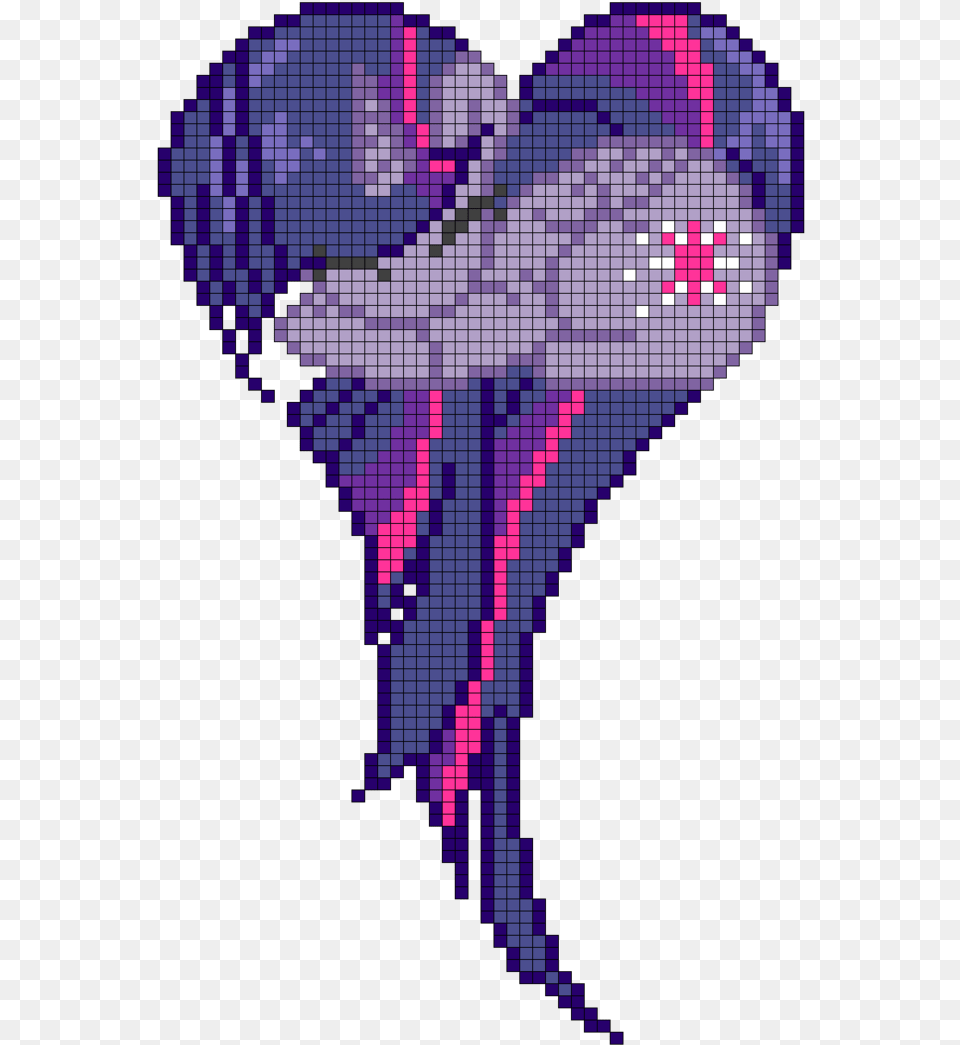 Twilight Sparkle Heart Pixel Art Twilight Sparkle Love Heart, Purple, Baby, Graphics, Person Png