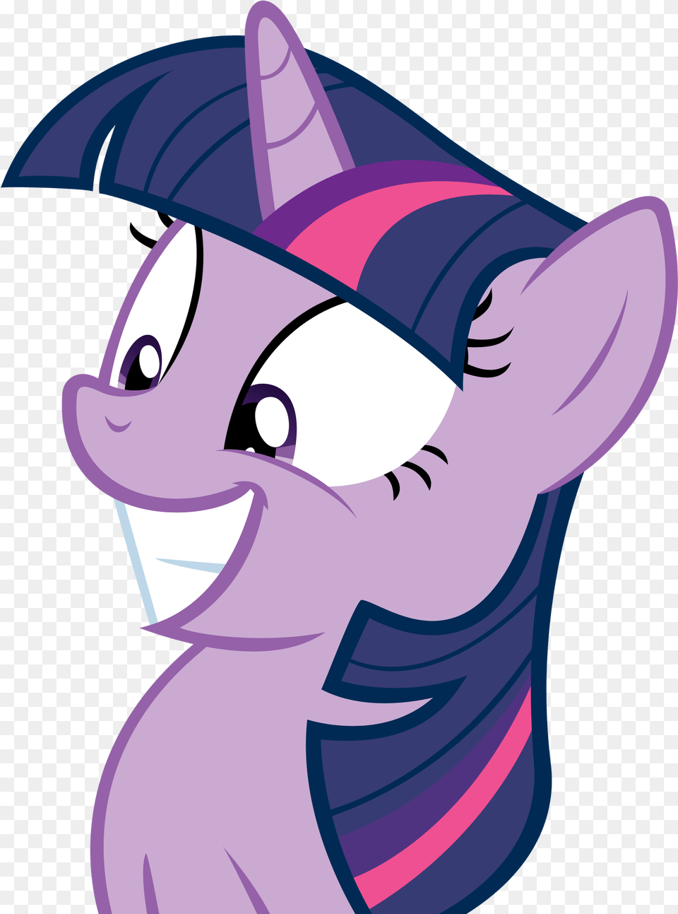 Twilight Sparkle Mlp Grin, Purple, Book, Comics, Publication Png Image