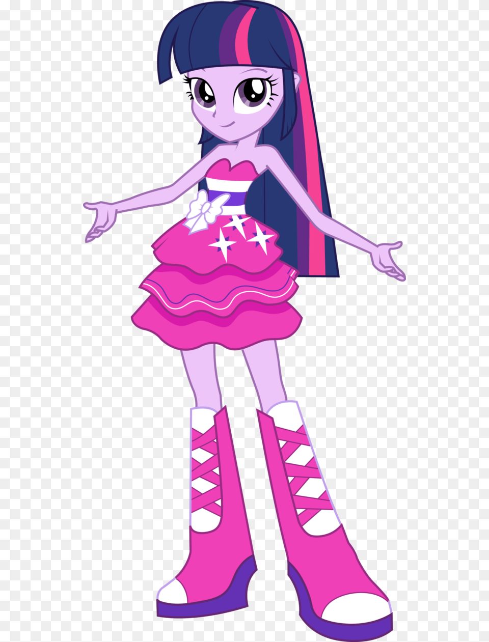 Twilight Sparkle Party Dress Vector Dress Equestria Girls Twilight Sparkle, Book, Publication, Purple, Comics Png Image