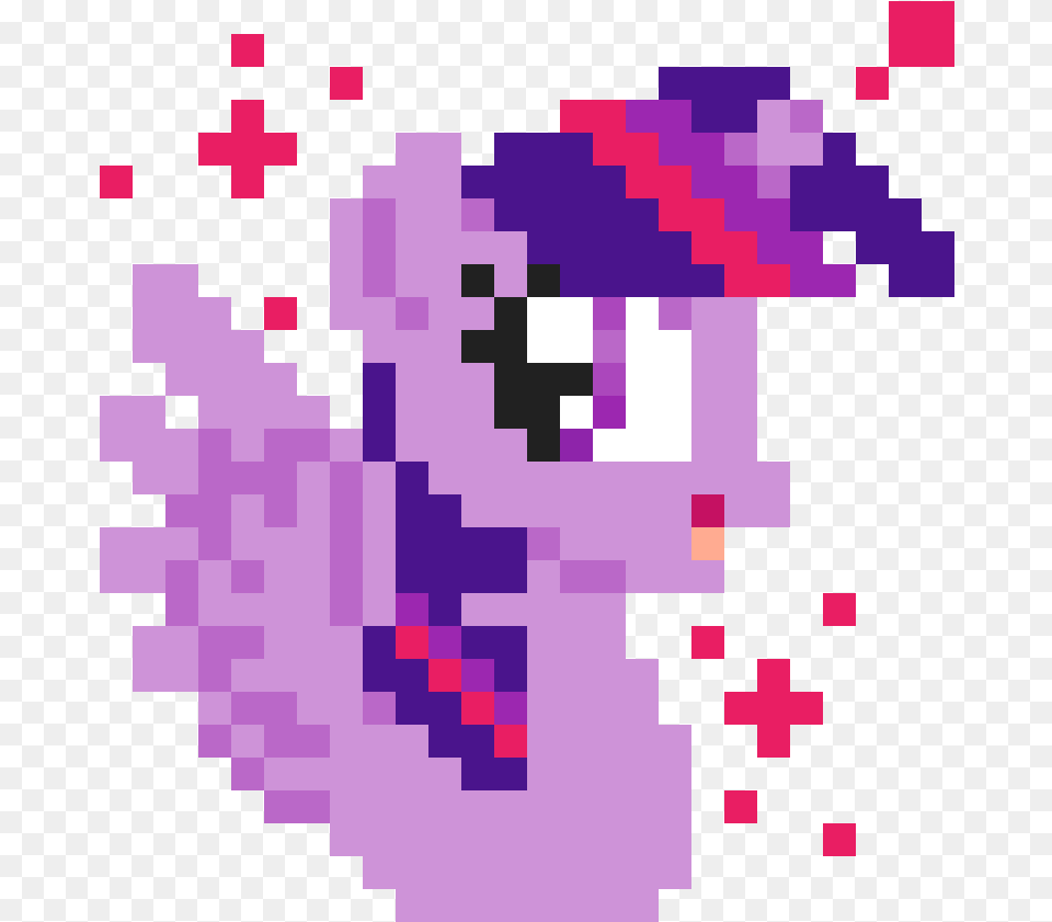 Twilight Sparkle Pixel, Art, Graphics, Purple, First Aid Free Png Download
