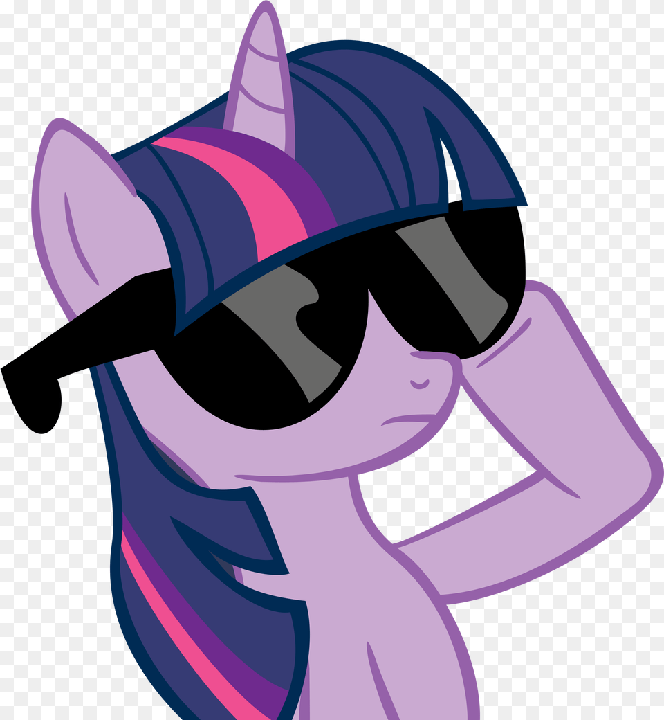 Twilight Sparkle Rainbow Dash Fluttershy Pony Pink My Little Pony With Sunglasses, Purple, Helmet, Art, Animal Free Png Download